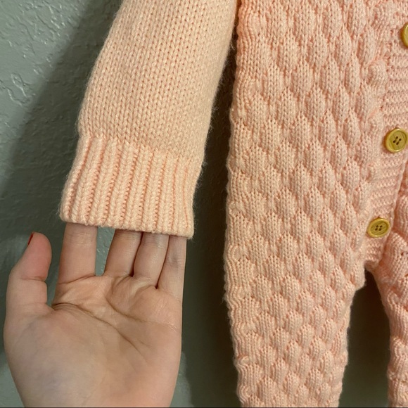 BABY KNIT BUTTON UP ONSIE - Picture 2 of 4
